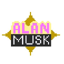 Alan Musk MUSK ロゴ