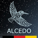 Alcedo ALCE ロゴ