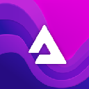 Audius AUDIO ロゴ
