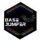 Base Jumper BJ 심벌 마크