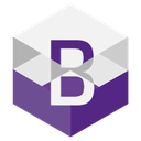 Bitcoin White BTW Logotipo