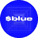 blue on base $BLUE Logotipo