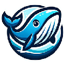 Blue Whale WHALE ロゴ