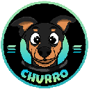 CHURRO-The Jupiter Dog CHURRO Logotipo