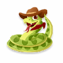 Cowboy Snake COWS Logotipo