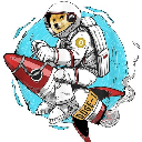 Doge-1 Mission to the moon DOGE-1 ロゴ