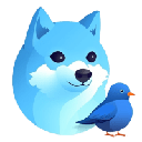 Doge Blue DOGEBLUE Logotipo