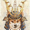 Doge Ninja Samurai DINJA логотип
