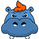 El Hippo HIPP Logotipo