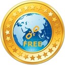 FREE coin FREE Logotipo