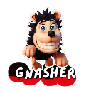 Gnasher GNASHER логотип