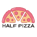 HalfPizza PIZA ロゴ