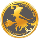 Halloween Coin HALLO Logotipo