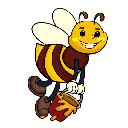 Honey Bee Token HBT Logo