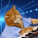 Keyboard Cat KEYCAT Logotipo
