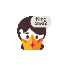 King Swap $KING ロゴ
