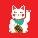 Lucky Cat LUCK ロゴ