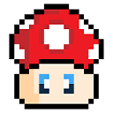 Mario World SHROOMS 심벌 마크