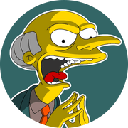 Mr Burns BURNS ロゴ