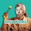 MUSK MEME MUSKMEME Logo