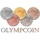 OlympCoin OLYMP Logotipo