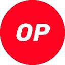 Optimism OP логотип