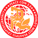 Peacecoin PEC ロゴ