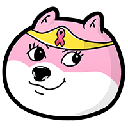 Pink Shiba Inu PINKINU Logotipo