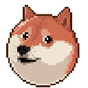 Pixel Doge PXDOGE ロゴ