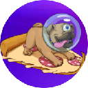 Pizza Pug Coin PPUG ロゴ