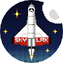SKYLARK - Rocket Moon GO SKYLARK Logotipo