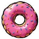 The Simpsons DONUTS ロゴ