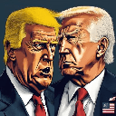 Trump vs Biden TRUMPBIDEN Logo