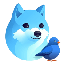 Doge Blue DOGEBLUE Logo