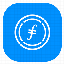 Ethereum Wrapped Filecoin EFIL Logotipo