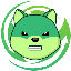 Green Shiba Inu (new) GINUX Logo