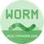 HealthyWormCoin WORM ロゴ