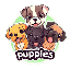 I love puppies PUPPIES Logotipo