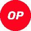 Optimism OP логотип