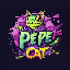 PEPE CAT PEPECAT ロゴ