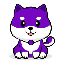 Purple Floki Inu PURPLEFLOKI ロゴ