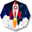 RocketCoin ROCK Logo