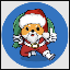 Santa Floki HOHOHO ロゴ