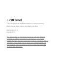 FirstBlood 白書