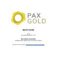 PAX Gold 백서