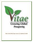 Vitae Whitepaper