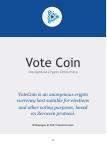 VoteCoin 백서